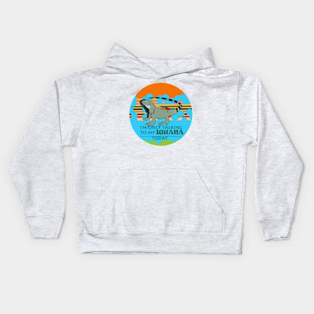 Iguana Kids Hoodie by momomoma